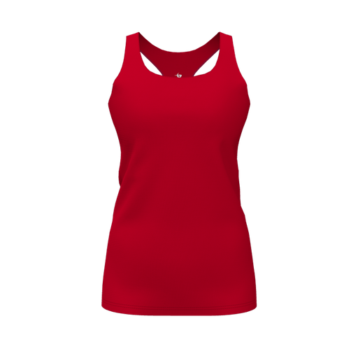 [FT0TRBRD-FYS] Decker Racerback Tank Top (Female Youth S, Red, None)