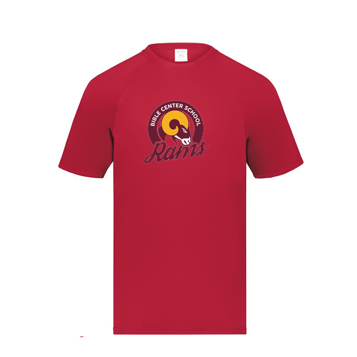 [2790.083.S-LOGO2] Men's Smooth Sport T-Shirt (Adult S, Red, Logo 2)