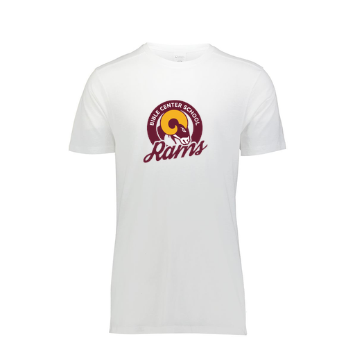 [FTSCUBWH-AS-LOGO2] Decker Men's Tri-Blend T-Shirt - Short Sleeve (Adult S, White, Logo 2)