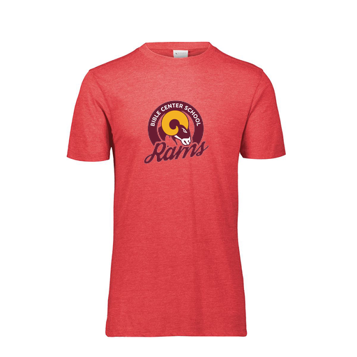 [FTSCUBRD-AS-LOGO2] Decker Men's Tri-Blend T-Shirt - Short Sleeve (Adult S, Red, Logo 2)