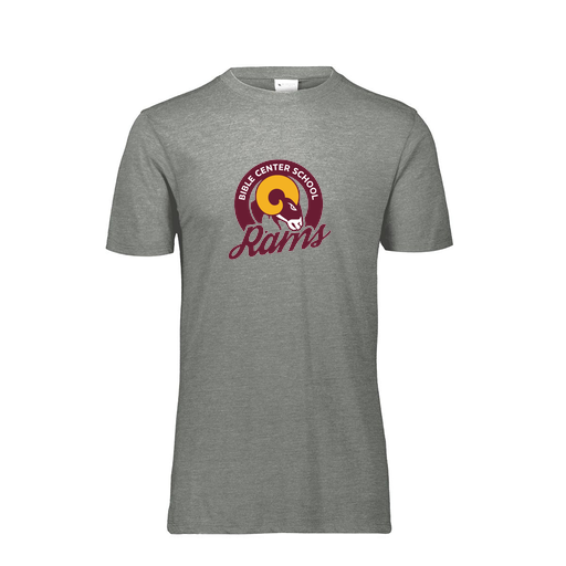 [FTSCUBGY-YS-LOGO2] Decker Youth Tri-Blend T-Shirt - Short Sleeve (Youth S, Gray, Logo 2)