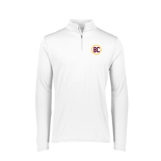 [FTLQFLWH-FAXS-LOGO1] Ladies Flex-Lite 1/4 Zip Shirt (Female Adult XS, White, Logo 1)