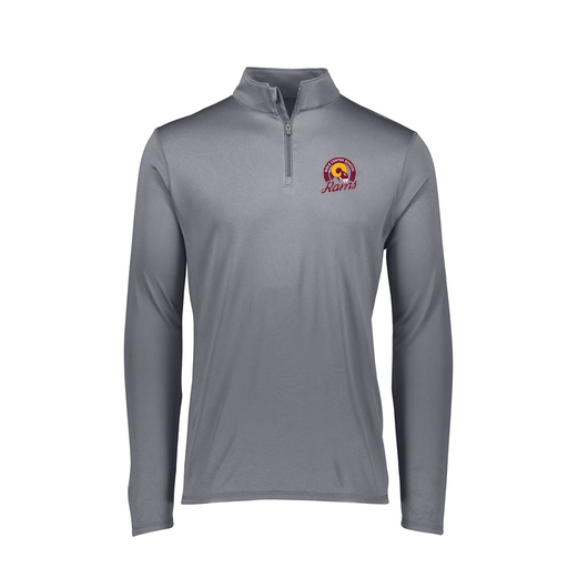 [FTLQFLGY-FAXS-LOGO2] Decker Women's Flex-Lite 1/4 Zip Shirt (Female Adult XS, Gray, Logo 2)