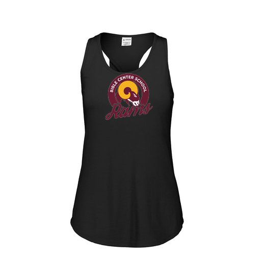 [3078.K94.S-LOGO2] Ladies Tri Blend Tank Top (Female Adult S, Black, Logo 2)