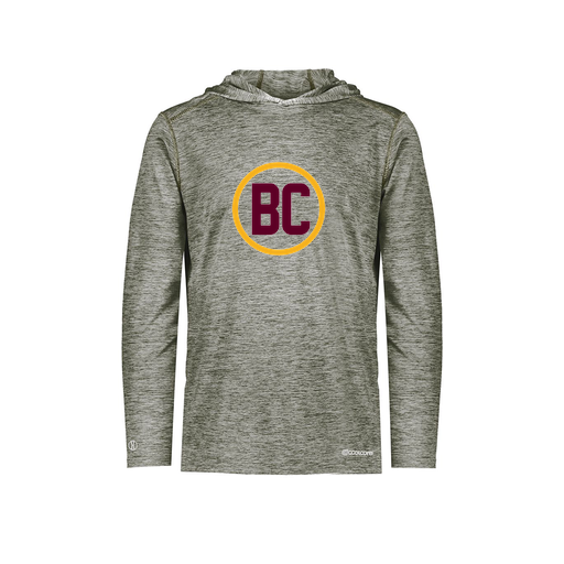 [FOLHCGGY-AS-LOGO1] Decker Men's Charge Hoodie (Adult S, Gray, Logo 1)