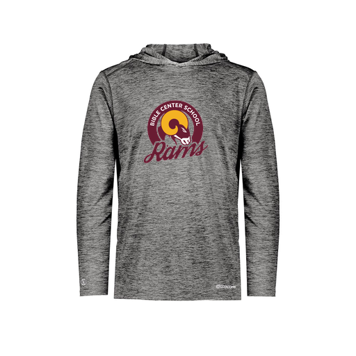 [FOLHCGBK-YS-LOGO2] Decker Youth Charge Hoodie (Youth S, Black, Logo 2)