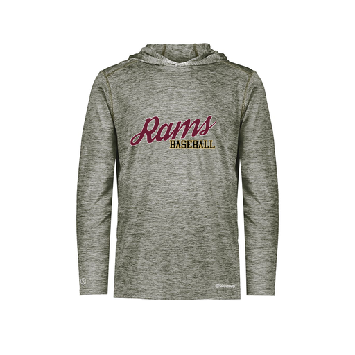 [FOLHCGGY-YS-LOGO3] Decker Youth Charge Hoodie (Youth S, Gray, Logo 3)