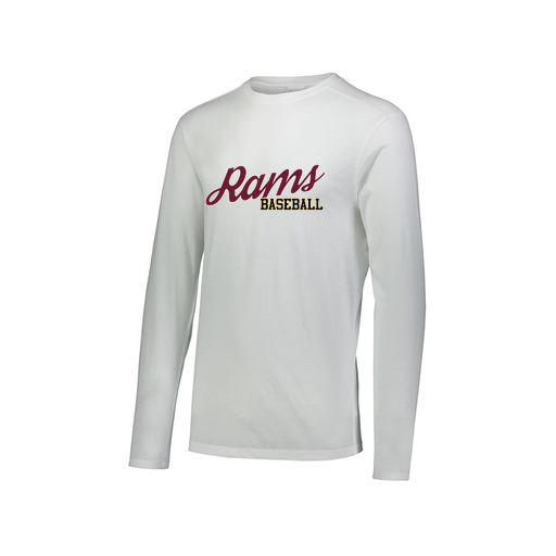[3075.005.XS-LOGO3] Men's LS Ultra-blend T-Shirt (Adult XS, White, Logo 3)