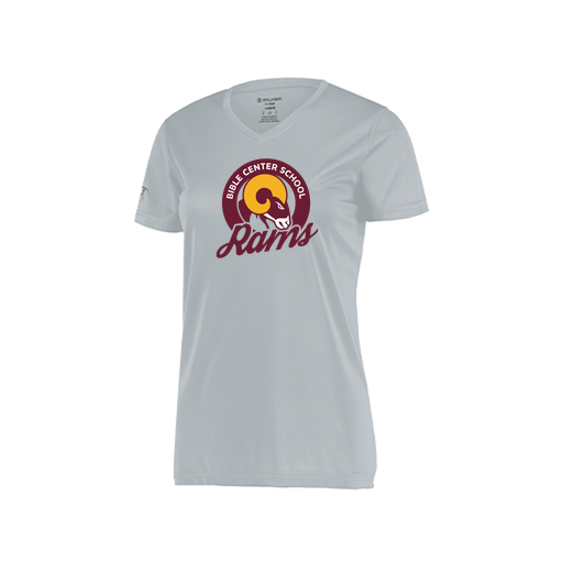[222820.099.S-LOGO2] Ladies Movement Dri Fit Shirt (Female Adult S, Silver, Logo 2)