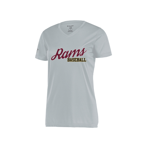 [222820.099.S-LOGO3] Ladies Movement Dri Fit Shirt (Female Adult S, Silver, Logo 3)